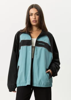 Jackets|Outerwear<Afends Spicy - Sports Spray Jacket Ocean Spray