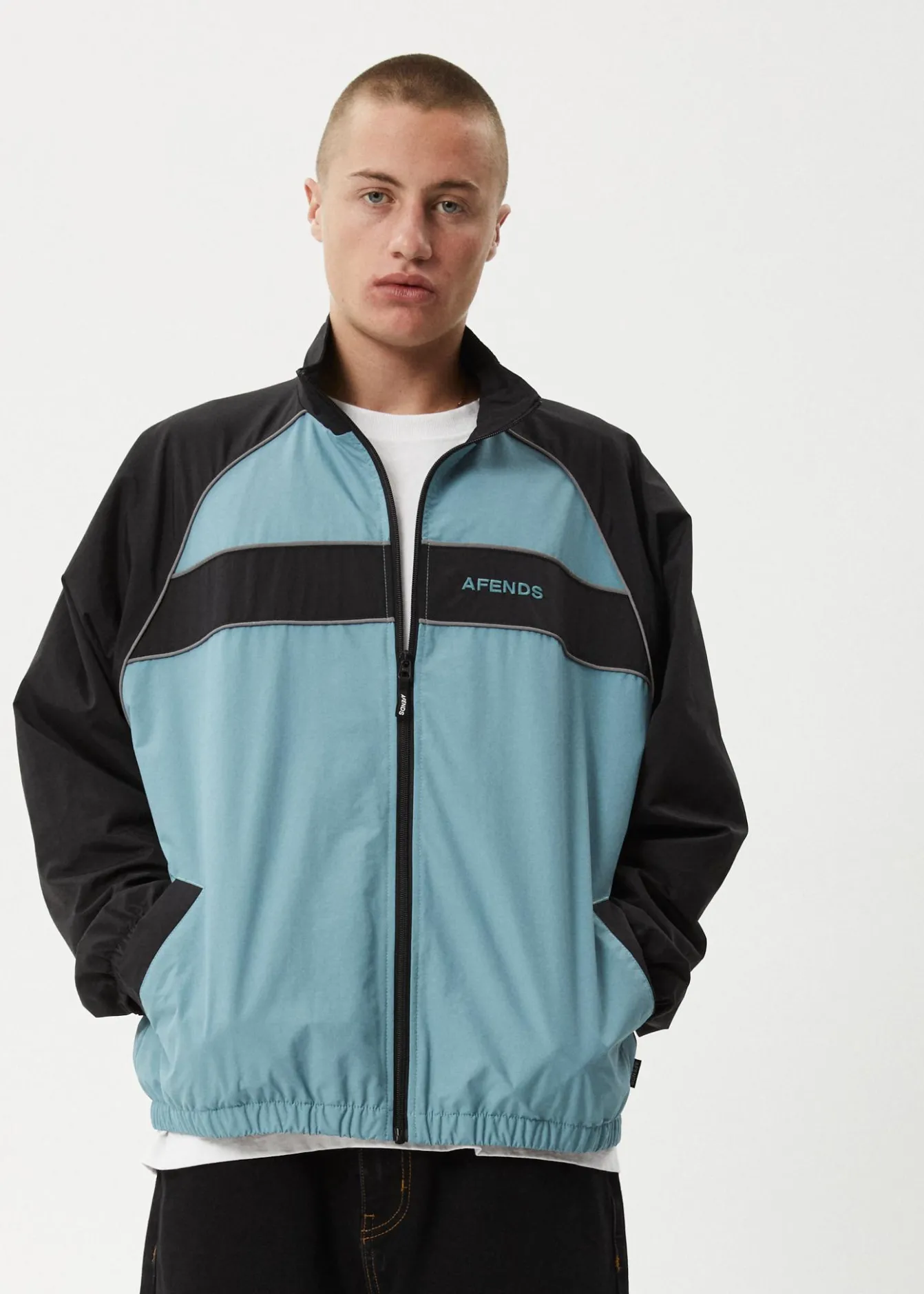 Jackets|Outerwear<Afends Spicy - Sports Spray Jacket Ocean Spray