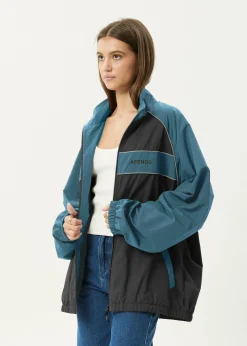 Jackets|Outerwear<Afends Spicy  - Sports Spray Jacket Black