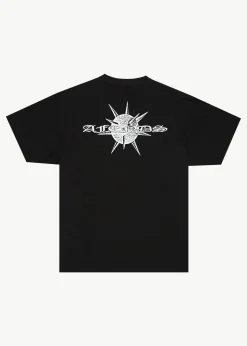 T-Shirts<Afends Spiked  - Heavyweight Boxy Tee Black