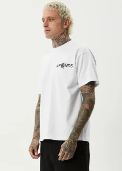 T-Shirts<Afends Spiked - Heavyweight Boxy Tee White