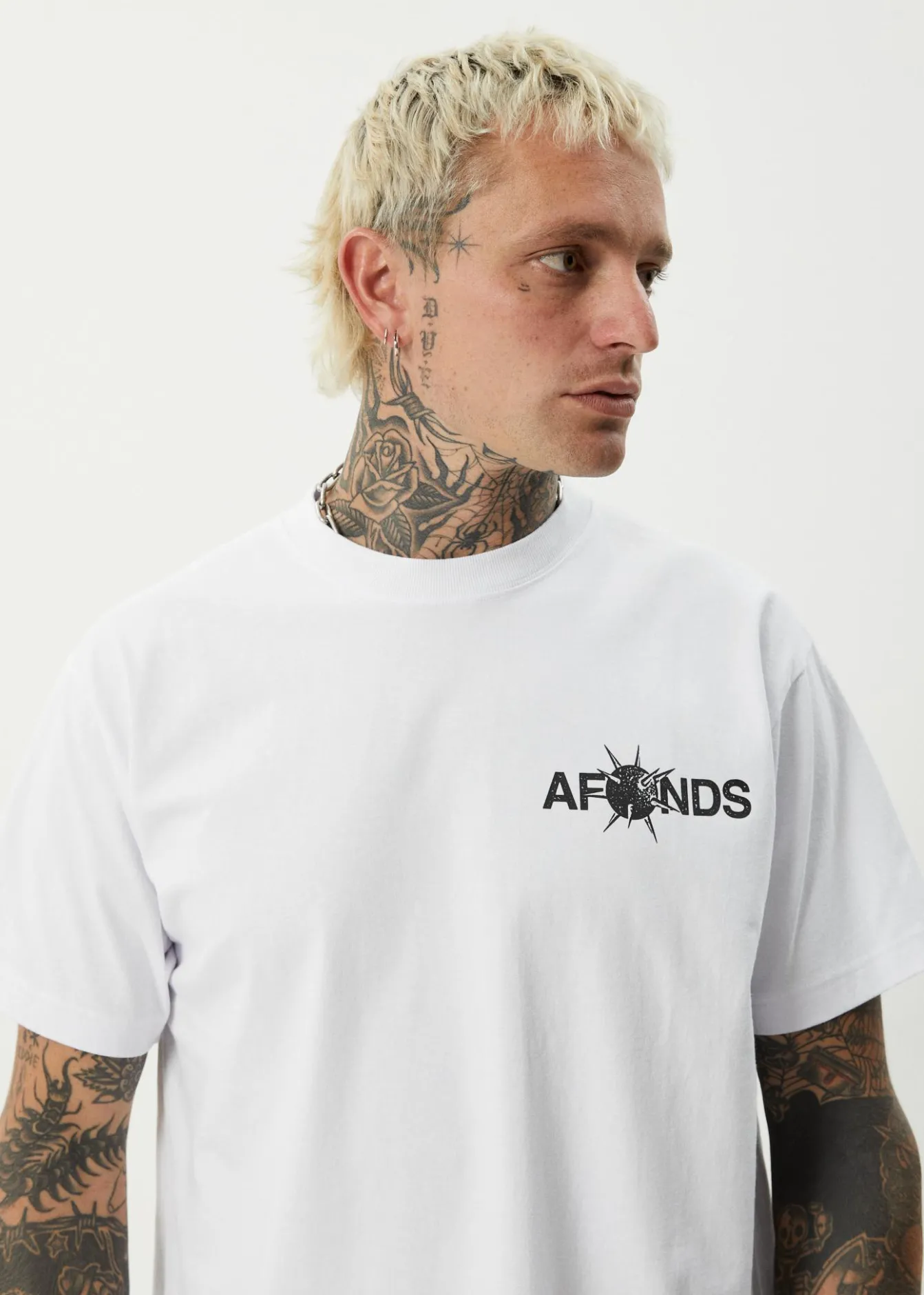 T-Shirts<Afends Spiked - Heavyweight Boxy Tee White