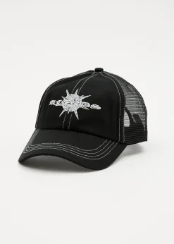 Accessories|Accessories<Afends Spiked  - Six Panel Cap Black