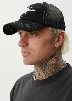 Accessories|Accessories<Afends Spiked  - Six Panel Cap Black