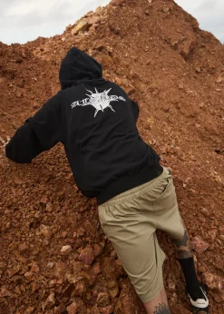 Sweaters & Hoodies<Afends Spiked  - Zip Hood Black