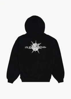 Sweaters & Hoodies<Afends Spiked  - Zip Hood Black