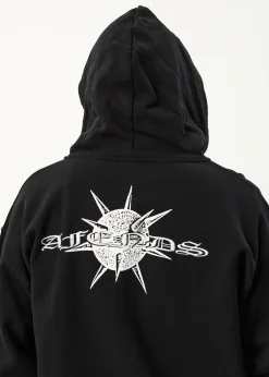 Sweaters & Hoodies<Afends Spiked  - Zip Hood Black