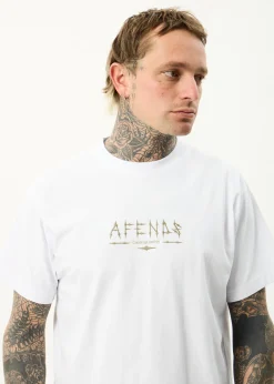 T-Shirts<Afends Spinal  - Boxy Tee White