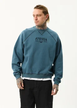 Sweaters & Hoodies<Afends Spinal  - Raglan Crew Neck Jumper Fuel