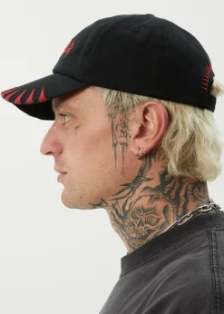Accessories|Accessories<Afends Spinal  - Six Panel Cap Black
