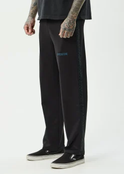 Pants<Afends Spinal  - Track Pant Black