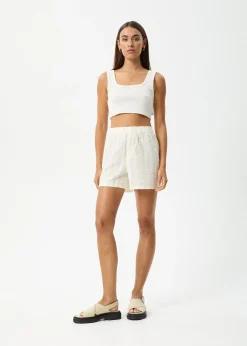 Sets & Co-Ords|Shorts<Afends Splice  - Boxer Short White / Lemongrass