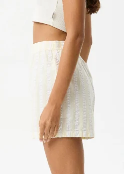Sets & Co-Ords|Shorts<Afends Splice - Boxer Short White / Lemongrass