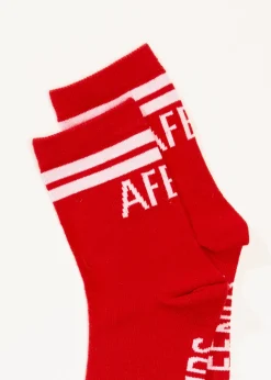 Accessories|Accessories<Afends Split  - Socks Two Pack Tomato