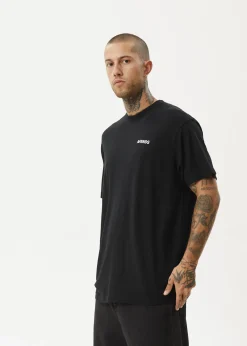 T-Shirts<Afends Staple  - Boxy Tee Black