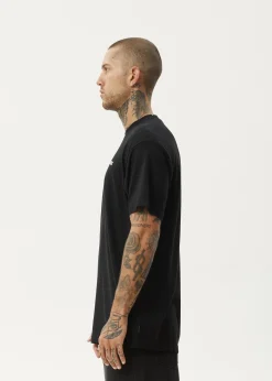 T-Shirts<Afends Staple  - Boxy Tee Black