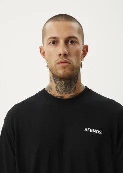 T-Shirts<Afends Staple  - Boxy Tee Black