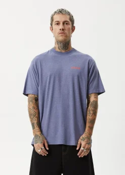 T-Shirts<Afends Staple  - Boxy Tee Washed Marlin