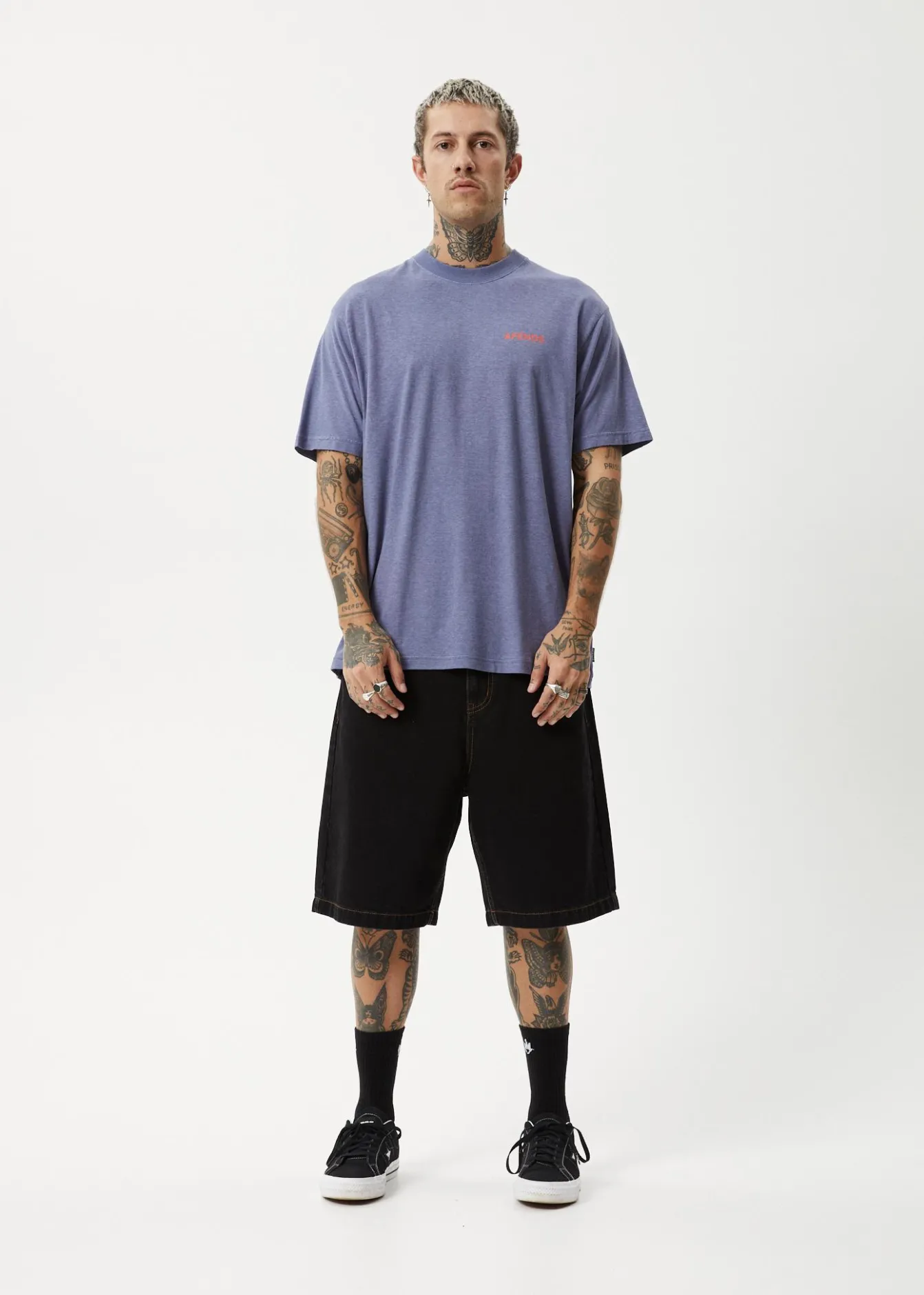 T-Shirts<Afends Staple - Boxy Tee Washed Marlin