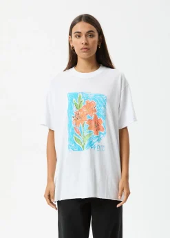 Tees & Shirts<Afends Still Life  - Oversized Tee White