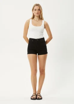 Shorts|Essentials<Afends Studio  - Denim Short Washed Black