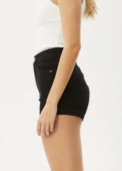 Shorts|Essentials<Afends Studio  - Denim Short Washed Black