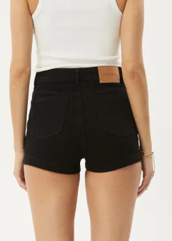 Shorts|Essentials<Afends Studio  - Denim Short Washed Black