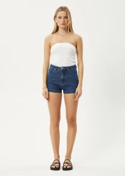Shorts|Essentials<Afends Studio  - Denim Short Authentic Blue