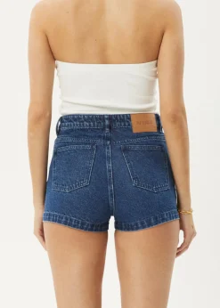 Shorts|Essentials<Afends Studio  - Denim Short Authentic Blue