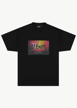 T-Shirts<Afends Study Club  - Boxy Tee Black