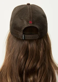 Accessories|Accessories<Afends Sun Bite  - Trucker Cap Coffee