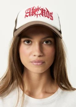Accessories|Accessories<Afends Sun Bite  - Trucker Cap Coffee