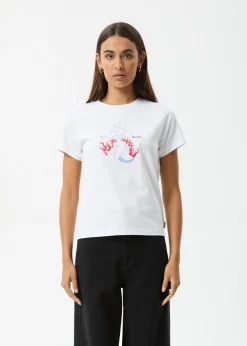 Tees & Shirts<Afends Sun Siren  - Regular Tee White