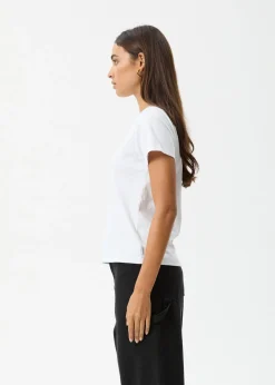 Tees & Shirts<Afends Sun Siren  - Regular Tee White