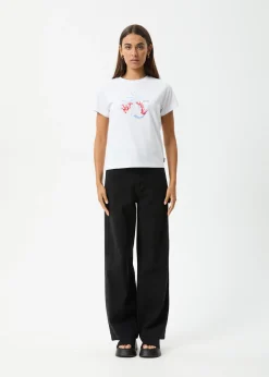 Tees & Shirts<Afends Sun Siren  - Regular Tee White