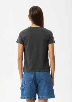 Tees & Shirts<Afends Sun Siren  - Regular Tee Stone Black