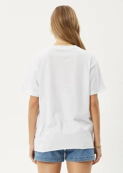 Tees & Shirts<Afends Sunny  - Oversized Tee White