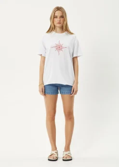 Tees & Shirts<Afends Sunny  - Oversized Tee White