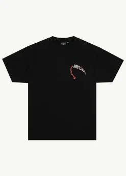 T-Shirts<Afends Surf Or Fly  - Boxy Tee Black