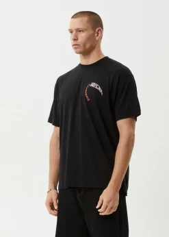 T-Shirts<Afends Surf Or Fly  - Boxy Tee Black