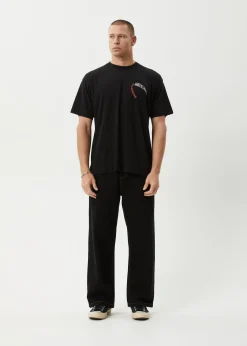 T-Shirts<Afends Surf Or Fly  - Boxy Tee Black