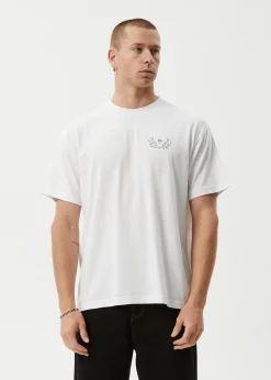 T-Shirts<Afends Surf Related  - Boxy Tee White