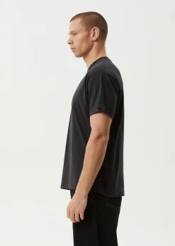 T-Shirts<Afends Surf Related  - Boxy Tee Stone Black