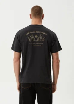 T-Shirts<Afends Surf Related  - Boxy Tee Stone Black