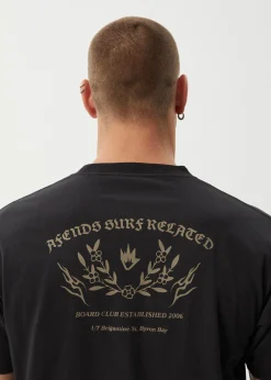 T-Shirts<Afends Surf Related  - Boxy Tee Stone Black