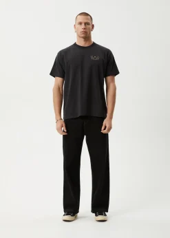 T-Shirts<Afends Surf Related  - Boxy Tee Stone Black