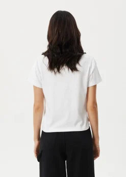 Tees & Shirts<Afends Sweet West  - Baby Tee White