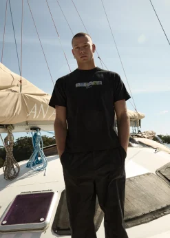 T-Shirts<Afends Take A Trip  - Boxy Tee Black