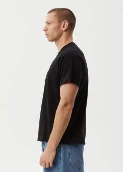 T-Shirts<Afends Take A Trip  - Boxy Tee Black