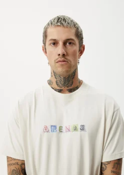 T-Shirts<Afends Take A Trip  - Boxy Tee Moonbeam